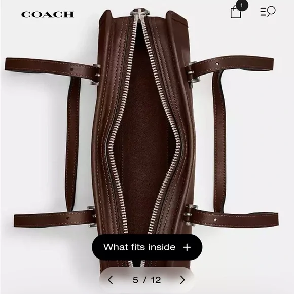 Coach Maple Swing Zip Shoulder Bag - Picture 3 of 11